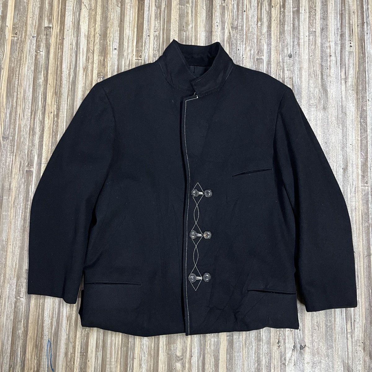 Japanese Brand × Yohji Yamamoto Vintage Yohji Yamamoto Blazer Size 38R - 14 Thumbnail