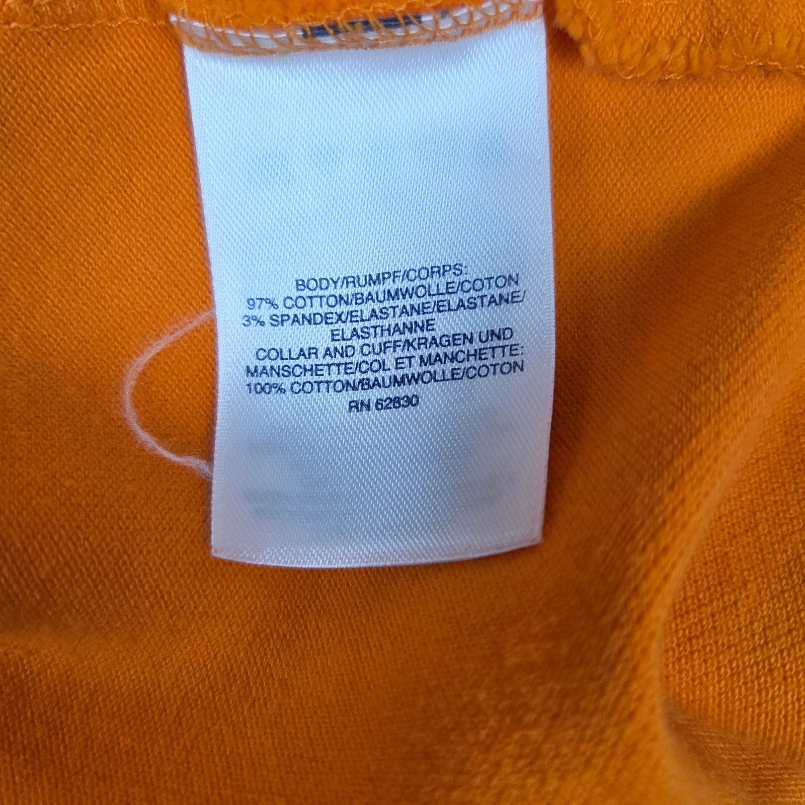 Lands' End Lands' End Mens Medium Orange Polo Shirt SC Palmetto Tree Size US M / EU 48-50 / 2 - 8 Thumbnail