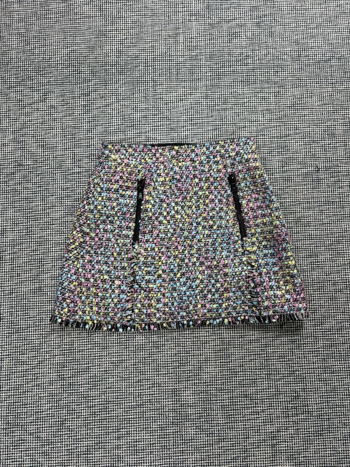 Emporio Armani Emporio Armani colorful tweed woven 2 pocket skirt Size 27" / US 4 / IT 40 - 1 Thumbnail