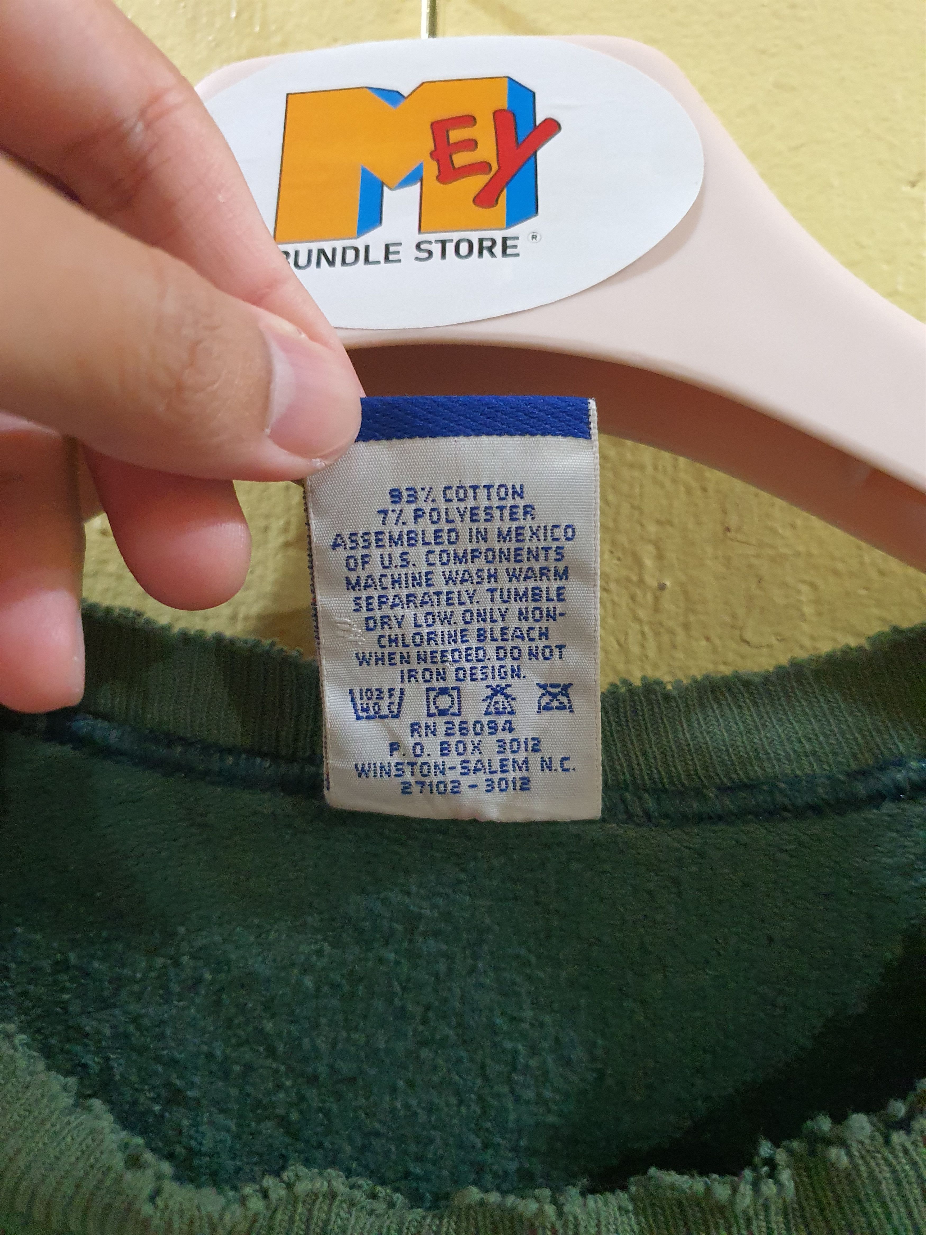 Champion vintage trash faded green Champion crewneck sweatshirt Size US M / EU 48-50 / 2 - 6 Thumbnail