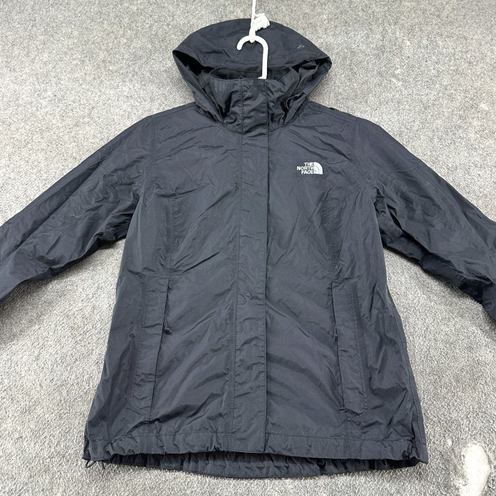 The North Face The North Face Jacket Womens Small Black Rain Coat Hooded Dryvent Nylon Ripstop Size S / US 4 / IT 40 - 4 Thumbnail
