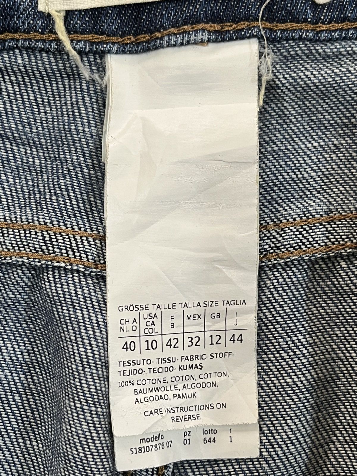 The Weeknd Vintage Weekend Maxmara Baggy Denim Size US 33 - 9 Thumbnail