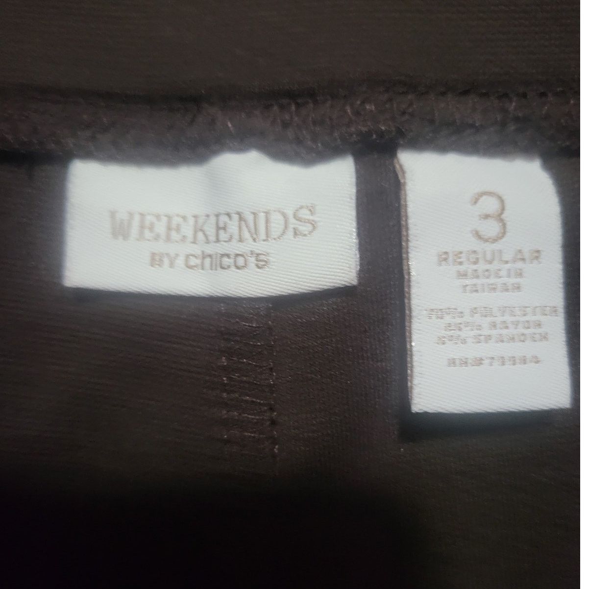 Chicos Weekend's By Chico's Brown Lounge Pants - 3 Regular (XL/16) Size 38" / US 16 / IT 52 - 3 Thumbnail