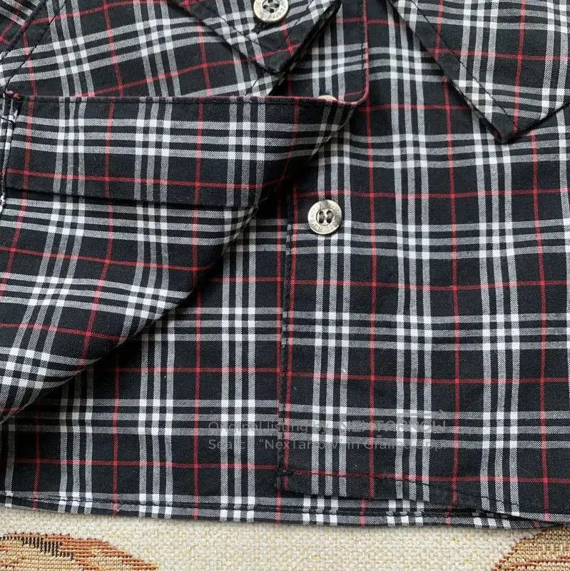 Burberry Burberry Black Check Long Sleeve Shirt for Women. Size M / US 6-8 / IT 42-44 - 5 Thumbnail