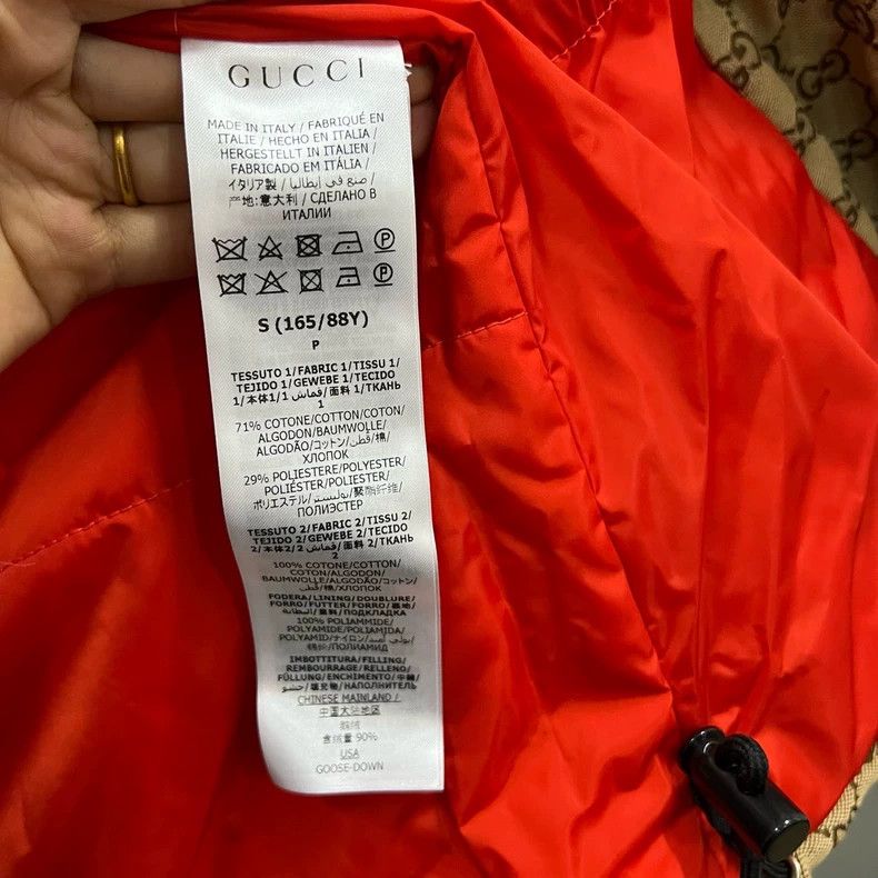Gucci Gucci Co-branded old flower stitching embroidery logo down Size US S / EU 44-46 / 1 - 4 Thumbnail
