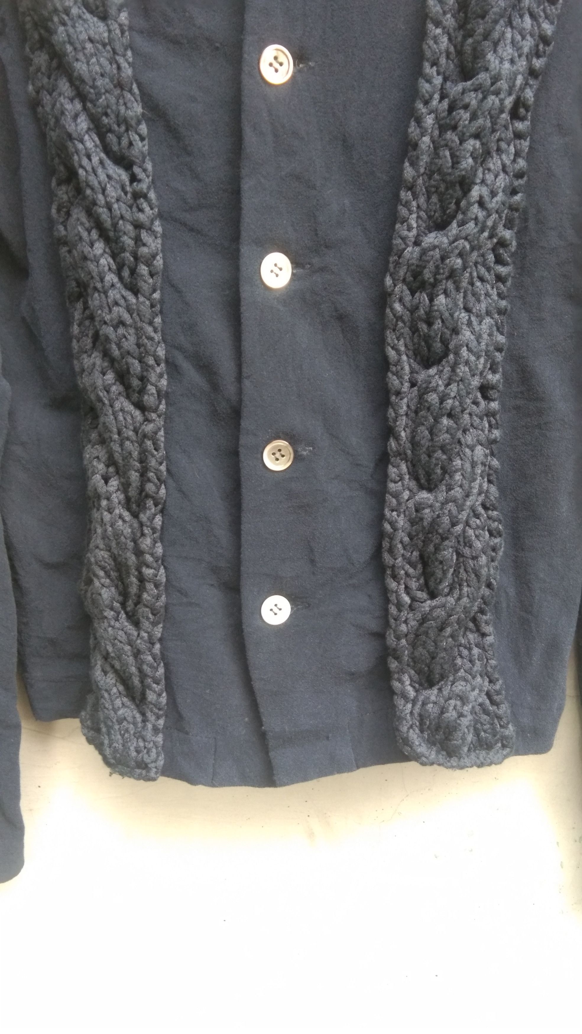 Comme des Garcons CDG 1996 navy tops cardigan Size S / US 4 / IT 40 - 3 Thumbnail