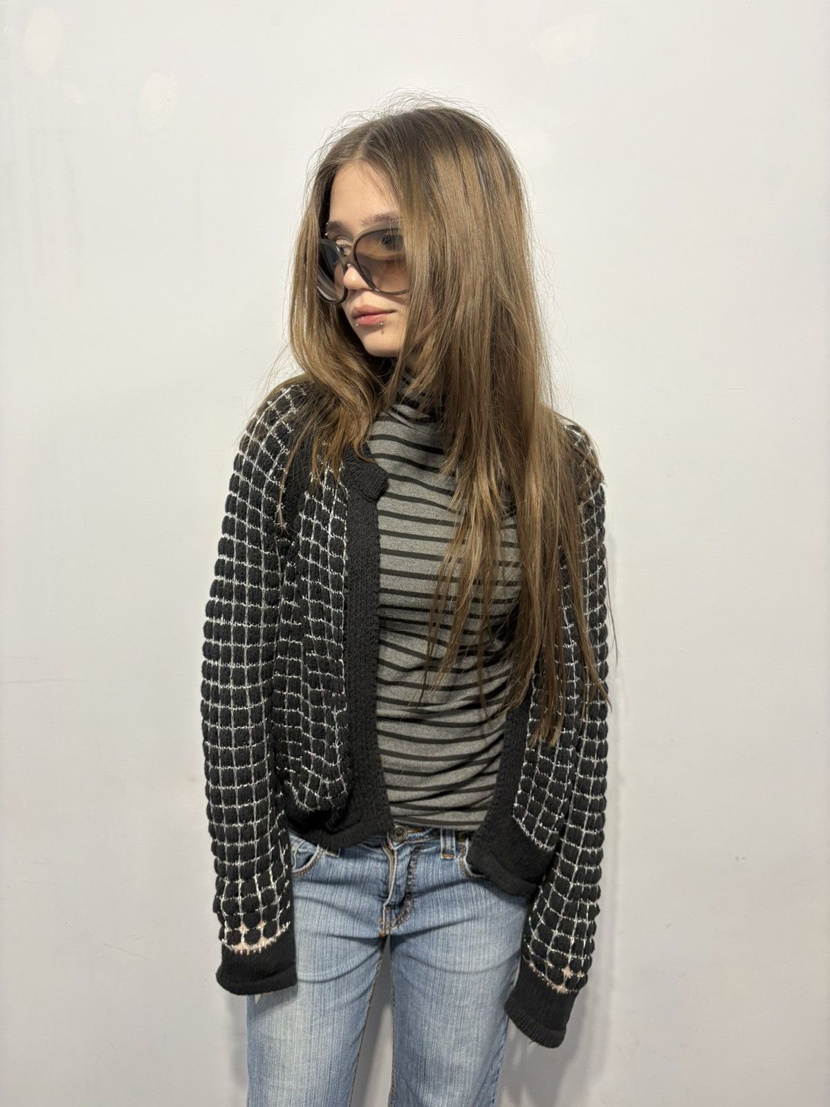 Cop Copine Vintage Cop Copine Mesh Gilet Sweater Size M / US 6-8 / IT 42-44 - 2 Thumbnail
