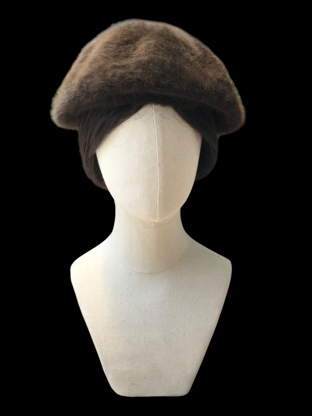 Japanese Brand RABBITS FUR HAIR BARETTA FLAT CAP NEWSBOY IVY Size ONE SIZE - 1 Thumbnail