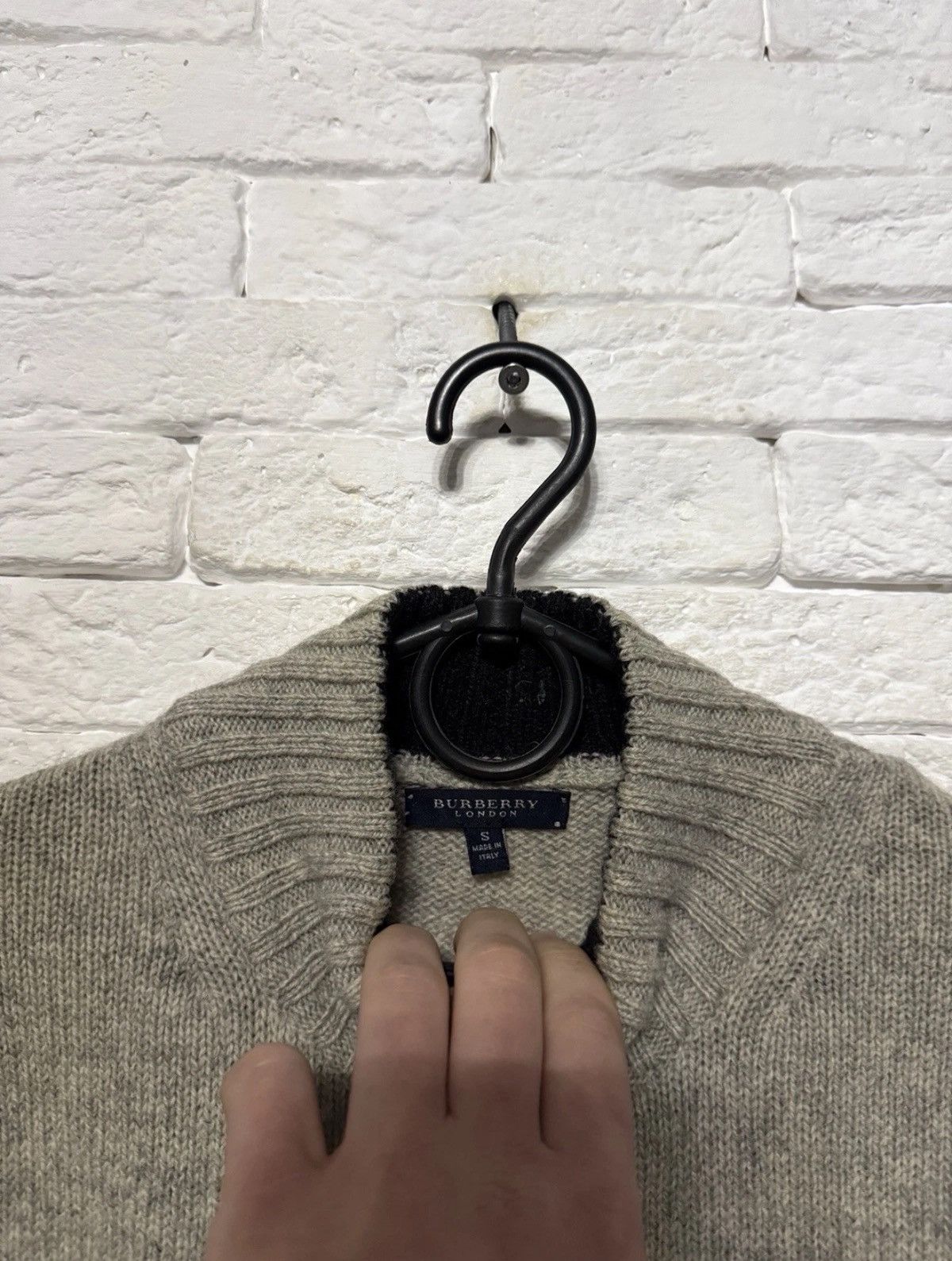 Burberry Rare Burberry Full Zip Wool Knit Sweater Cardigan Old Money Size US S / EU 44-46 / 1 - 3 Thumbnail