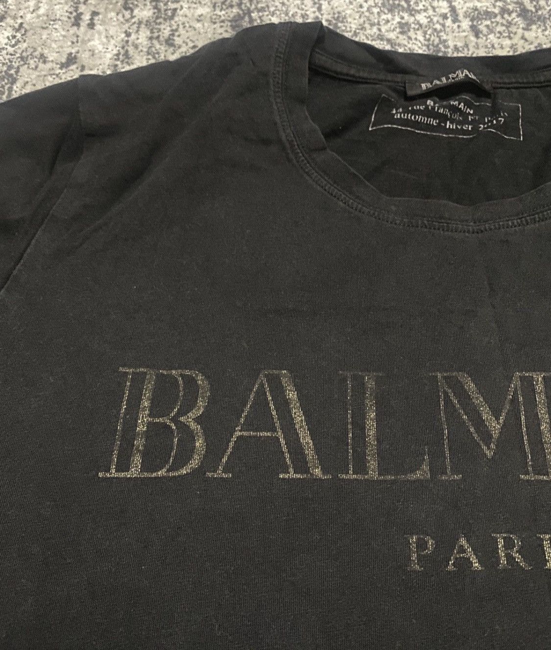 Balmain Luxury Balmain Paris big logo tee Size US M / EU 48-50 / 2 - 5 Thumbnail