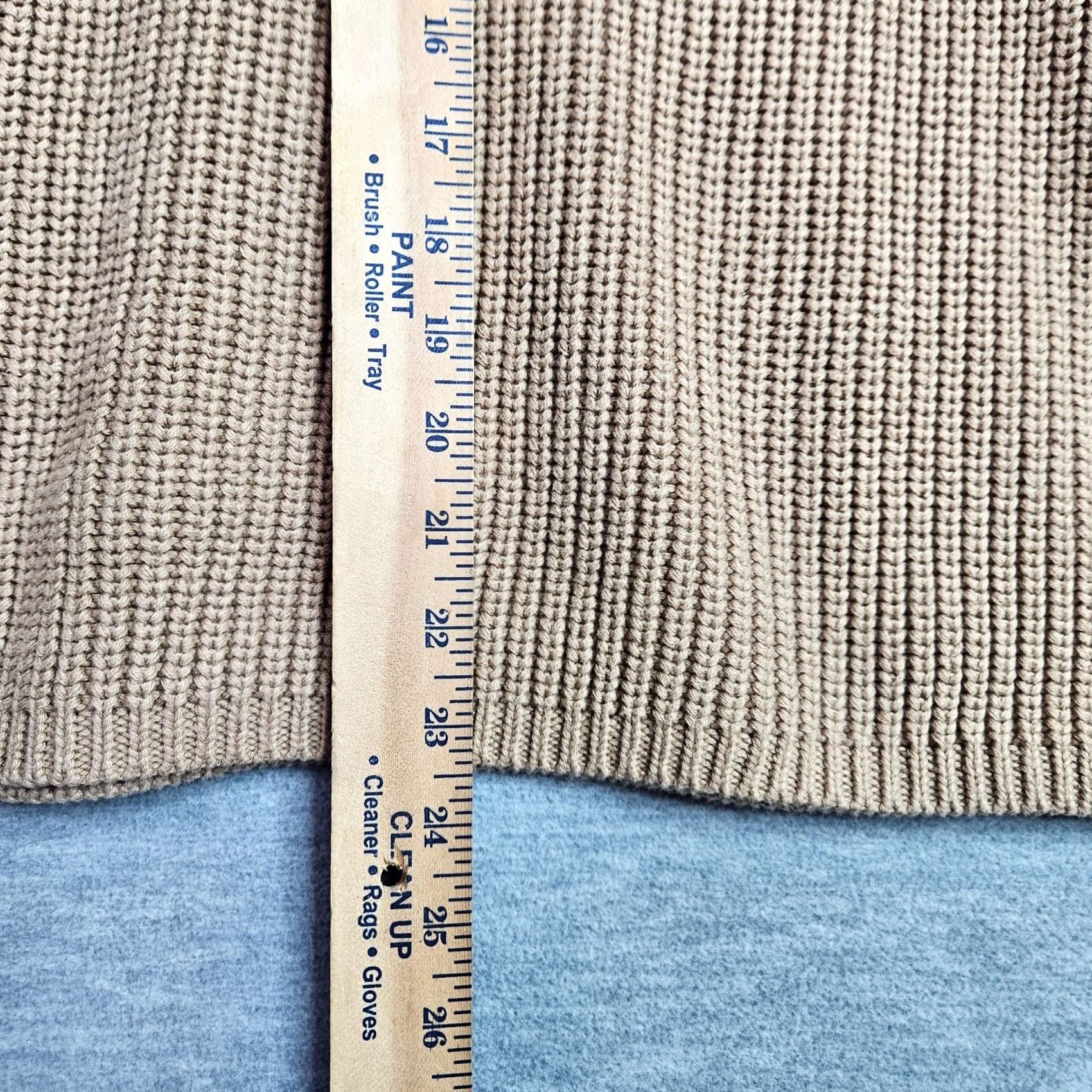 Quince Quince Women's Crew Neck Raglan Sweater Brown S Cardigan Knit Cotton Modern Vintage: No Size S / US 4 / IT 40 - 8 Thumbnail
