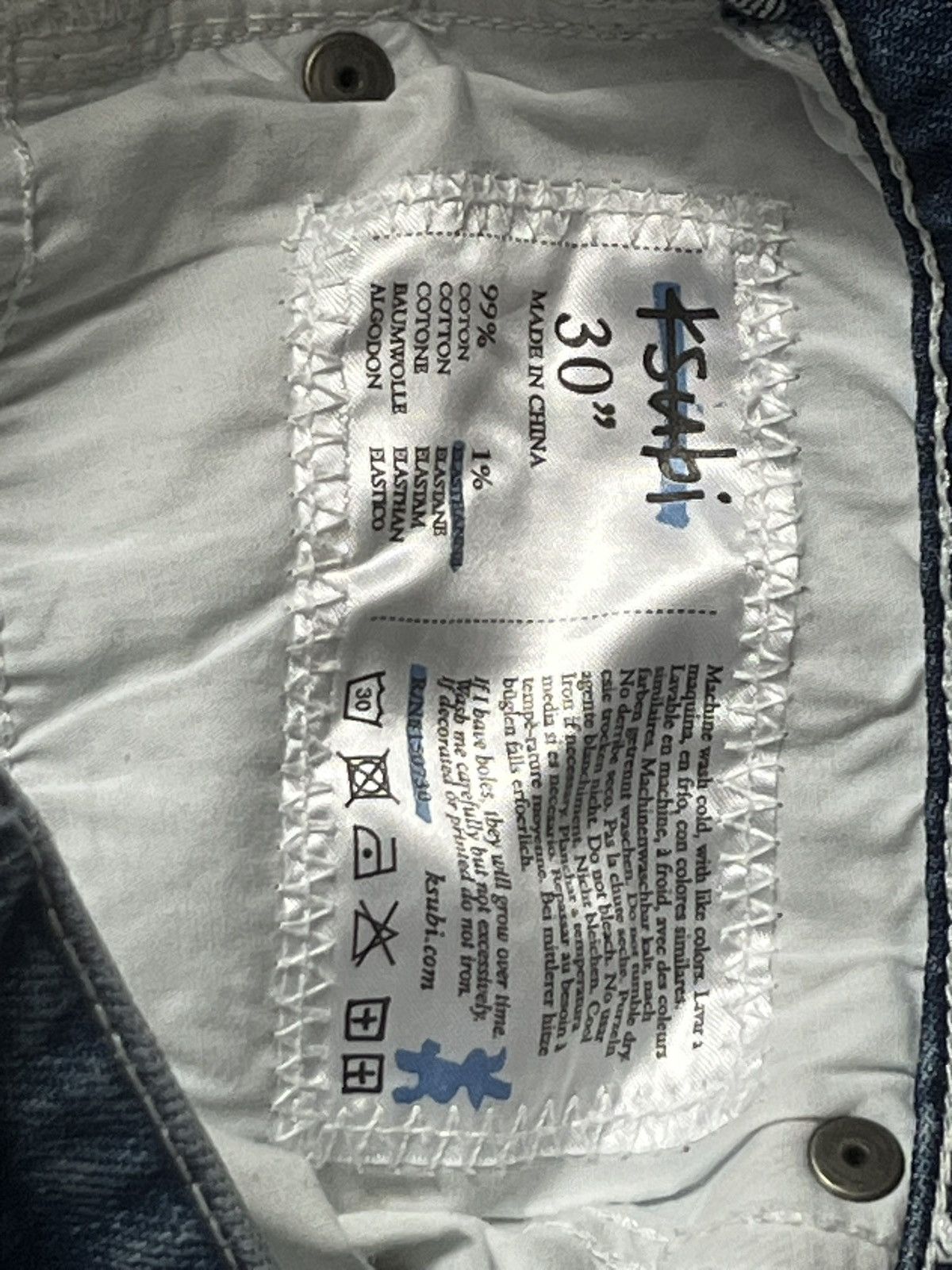 Ksubi Blue Ksubi Jeans Size US 30 / EU 46 - 3 Thumbnail