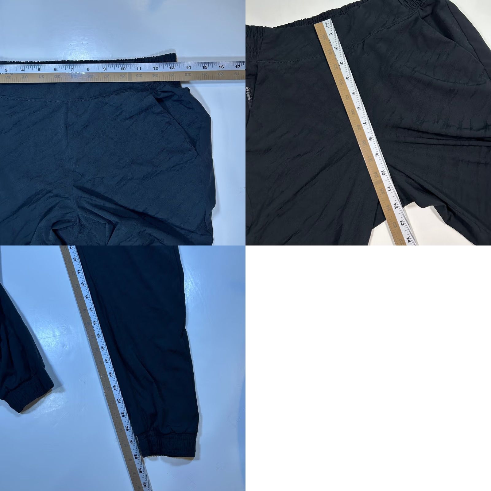 Athleta Athleta Brooklyn Textured Jogger Pants Lightweight Black Womens 4 Size 27" / US 4 / IT 40 - 8 Thumbnail
