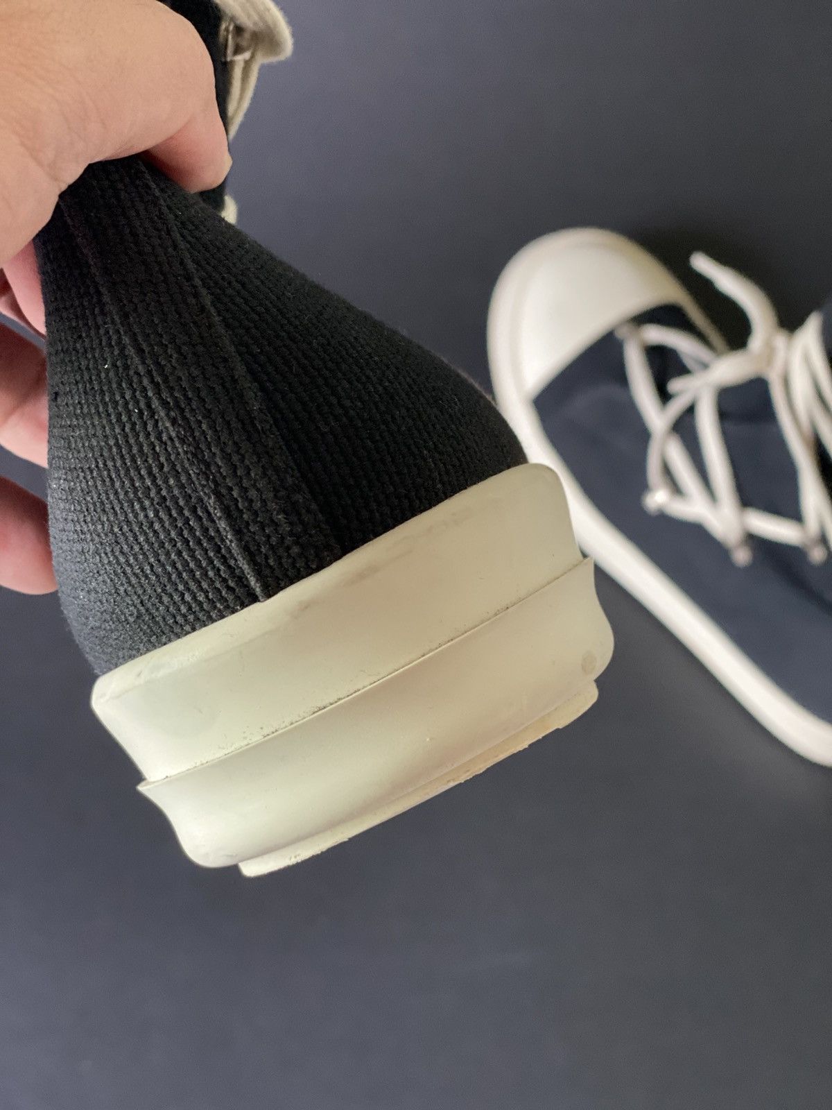 Designer × Rick Owens × Rick Owens Drkshdw Rick Owens drkshdw hexa black canvas Size US 9.5 / EU 42-43 - 10 Thumbnail