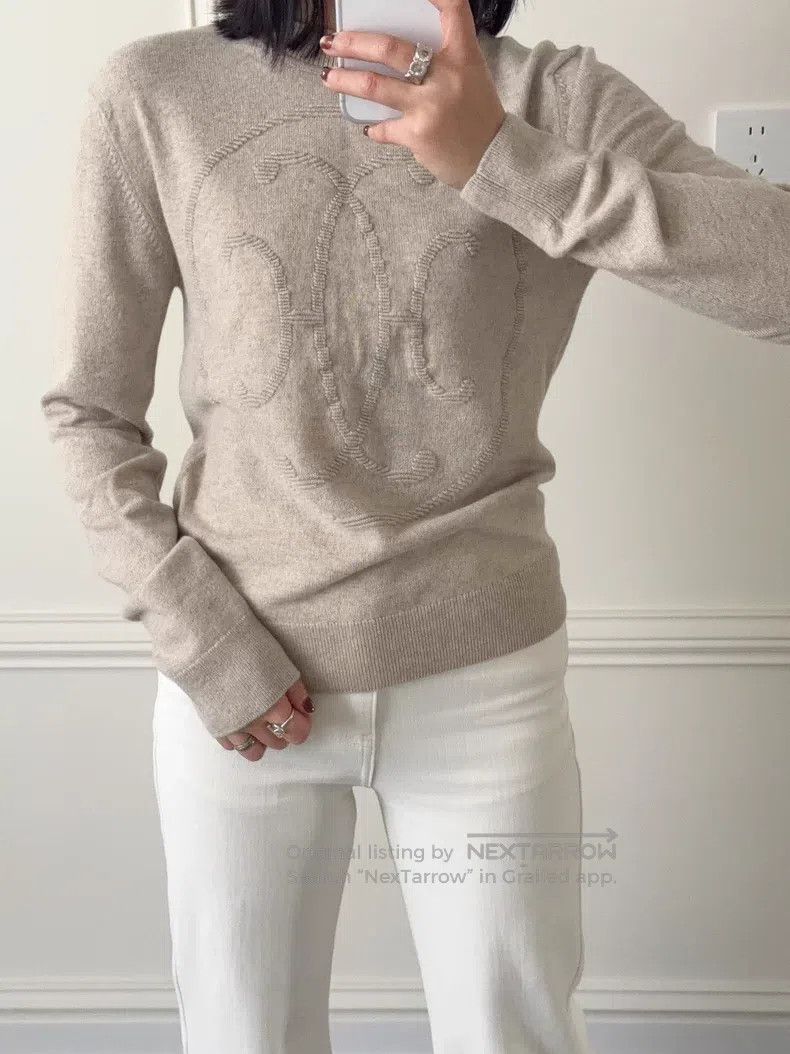 Hermes Hermes Beige Cashmere Sweater Size XS / US 0-2 / IT 36-38 - 5 Thumbnail
