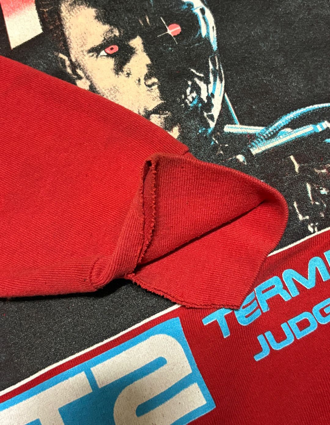 Vintage 90s vintage Terminator2 'Judgement day' promo sweatshirt Size US XL / EU 56 / 4 - 7 Thumbnail