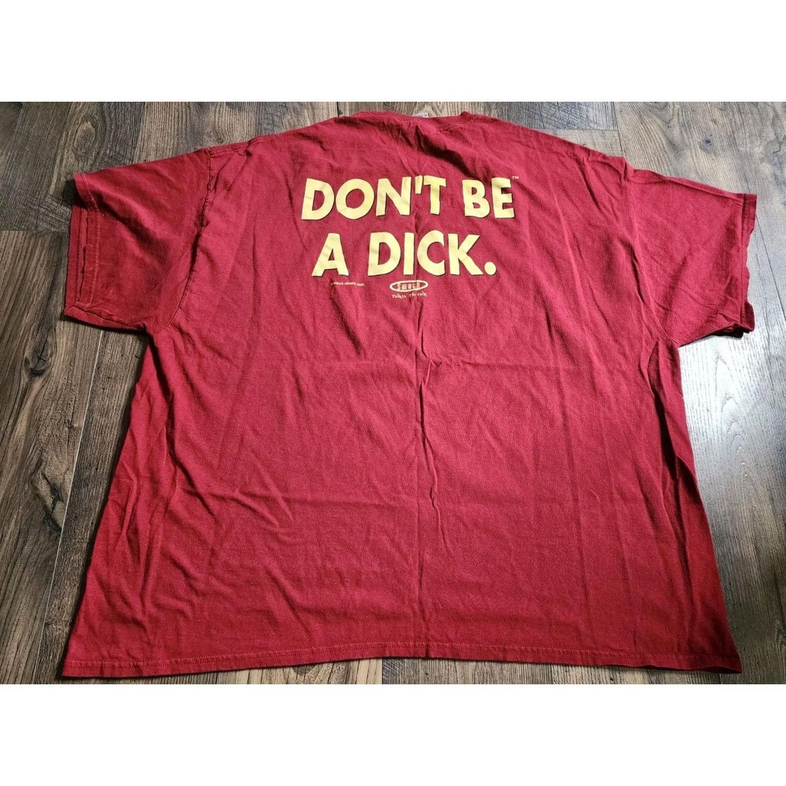 Vintage Smack Apparel Mens T-Shirt 4XL Football Red Double-Sided Crew Neck Short Sleeve Georgia Florida Seminoles Gators Mens Size US XXL / EU 58 / 5 - 2 Thumbnail
