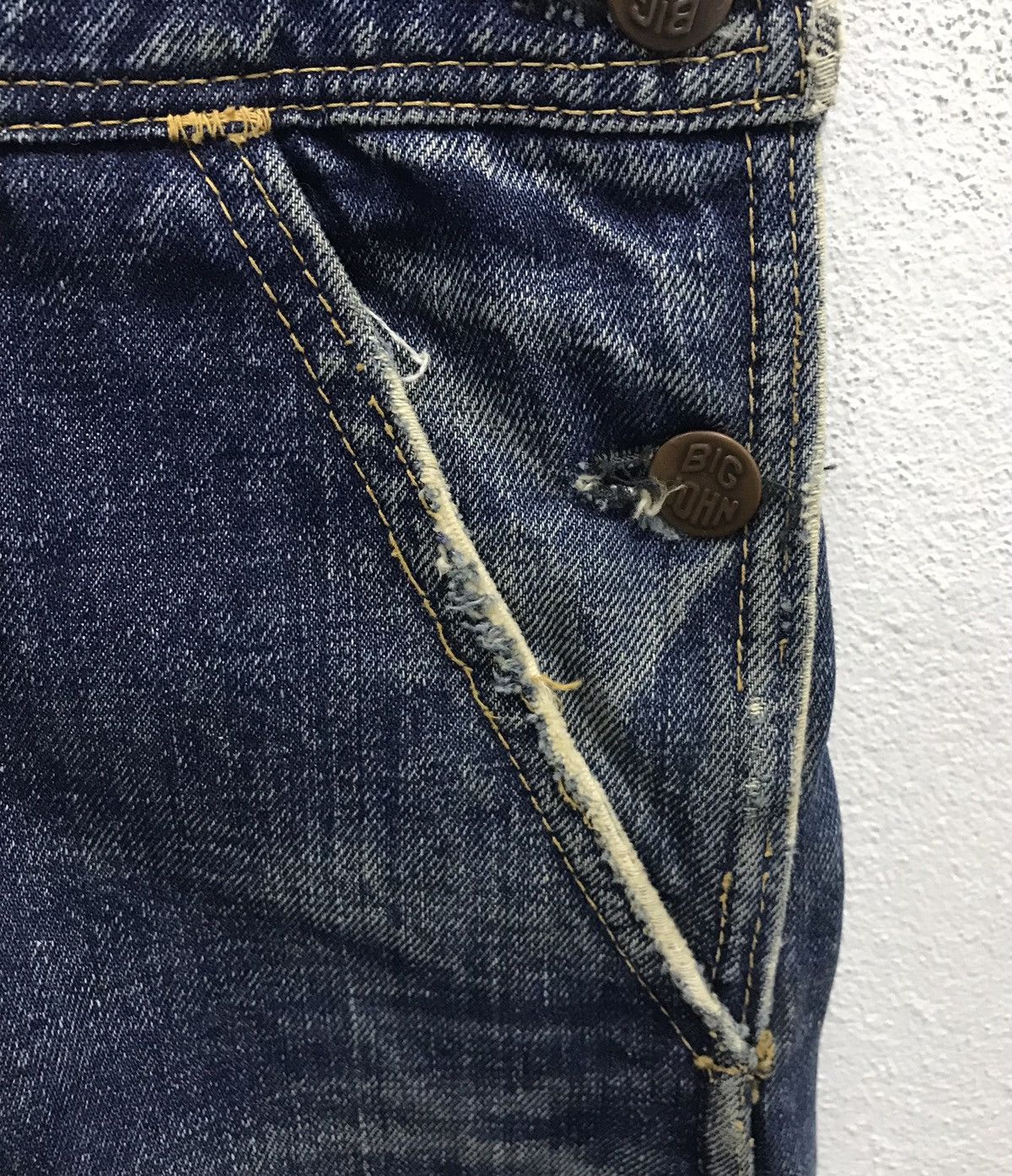 Big John × Vintage Vintage Big John Denim Overall Size US 30 / EU 46 - 8 Thumbnail