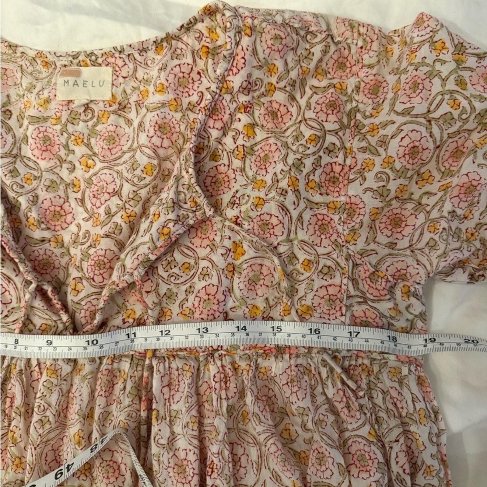 Other Maelu Willow Mini Floral Pink and White Dress, Size M Size M / US 6-8 / IT 42-44 - 7 Thumbnail
