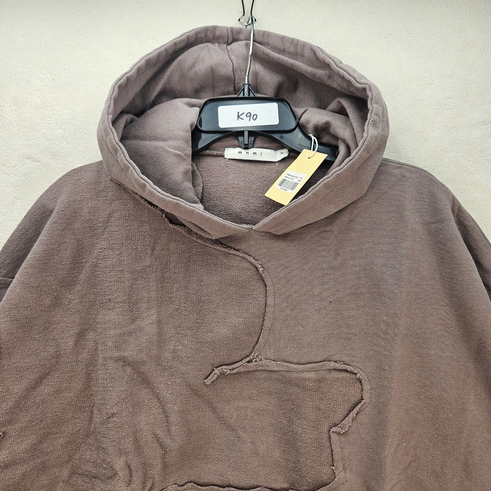 MNML MNML MEN'S MEDIUM PURPLE WASHED PANELED PULLOVER HOODIE NWT Size US M / EU 48-50 / 2 - 2 Thumbnail
