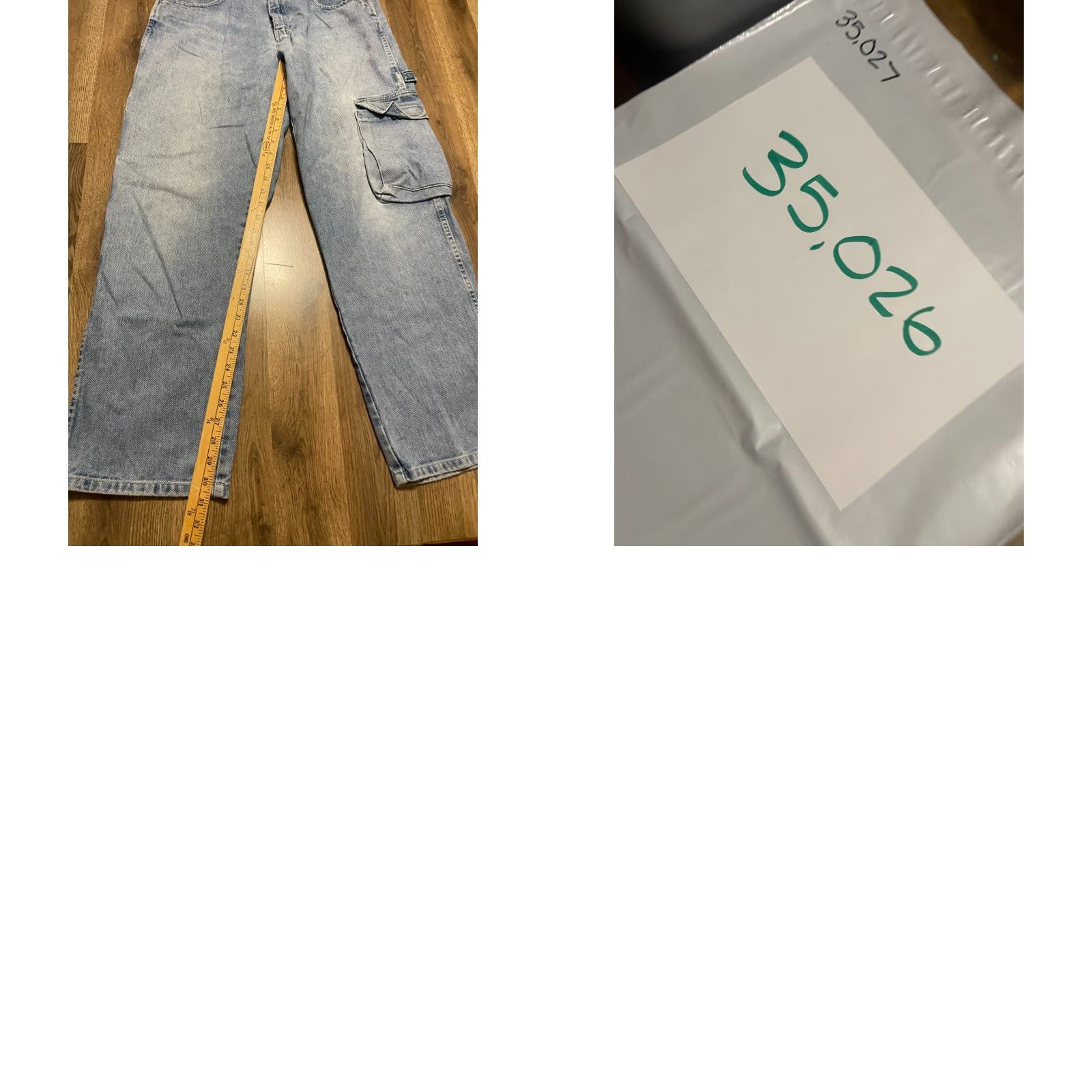 Vintage Bangersjeans Jeans, Men's Size 34x30.5, Blue, Denim, Cargo Baggy Jeans, Regular Fit, 34x30.5, Men, Jeans, 30.5 Inseam, blue Size US 34 / EU 50 - 8 Thumbnail