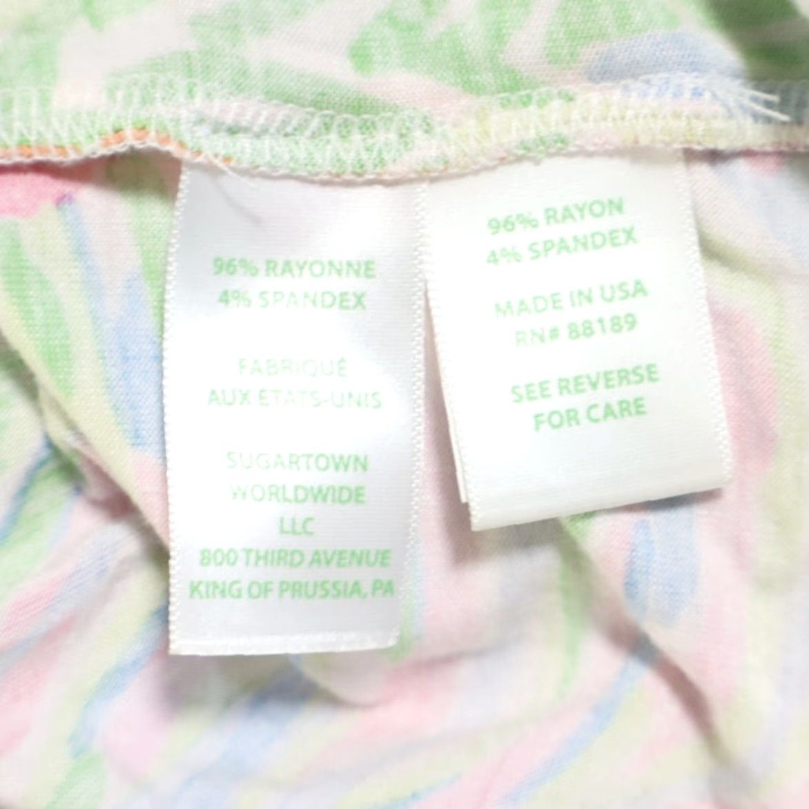 Lilly Pulitzer Lilly Pulitzer Almeria Lovers Coral Stretch All Over Print Top Women's XS Shirt Size XS / US 0-2 / IT 36-38 - 7 Thumbnail