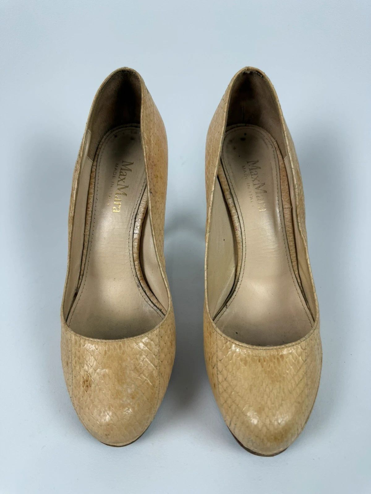 Max Mara Max Mara Genuine Leather Heels size 38.5 Size US 8.5 / IT 38.5 - 2 Thumbnail