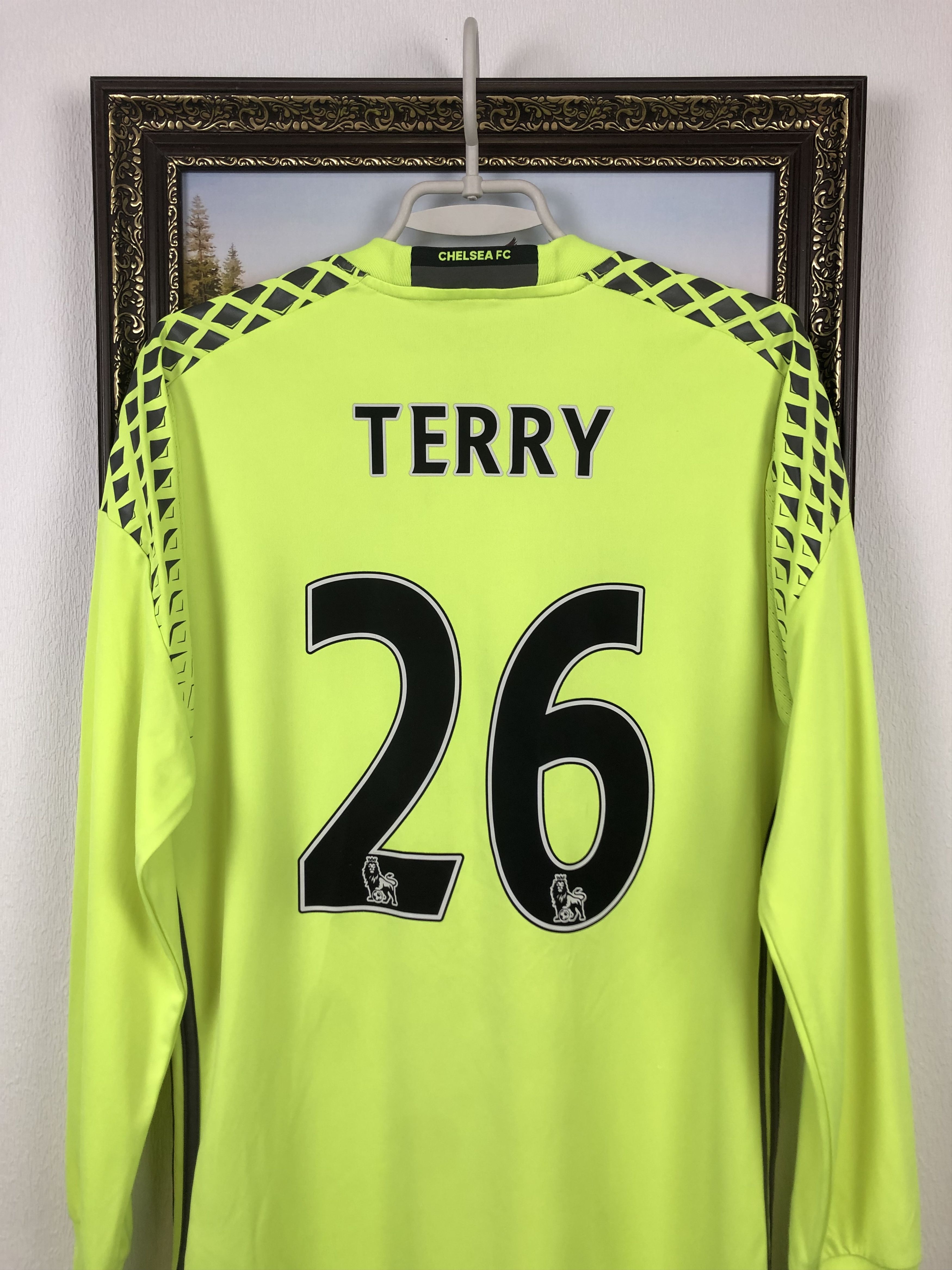 Adidas Chelsea football shirt 2016 #26 Jersey Long Sleeve #26 Terry Size US M / EU 48-50 / 2 - 2 Thumbnail