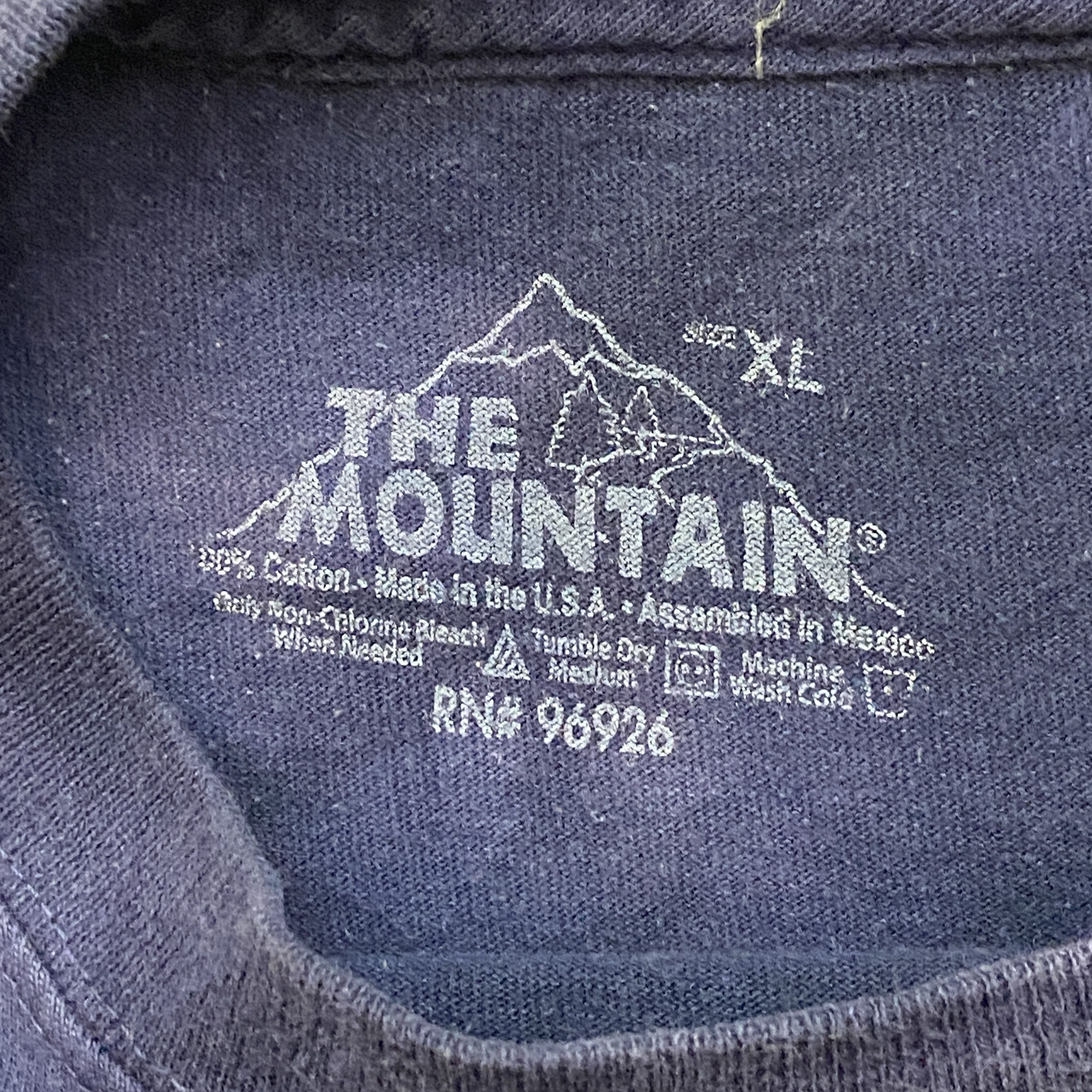 The Mountain × Vintage Y2K T Shirt Men XL VANISHING NATIVE WILDLIFE Blue Tie Dye Size US XL / EU 56 / 4 - 2 Thumbnail