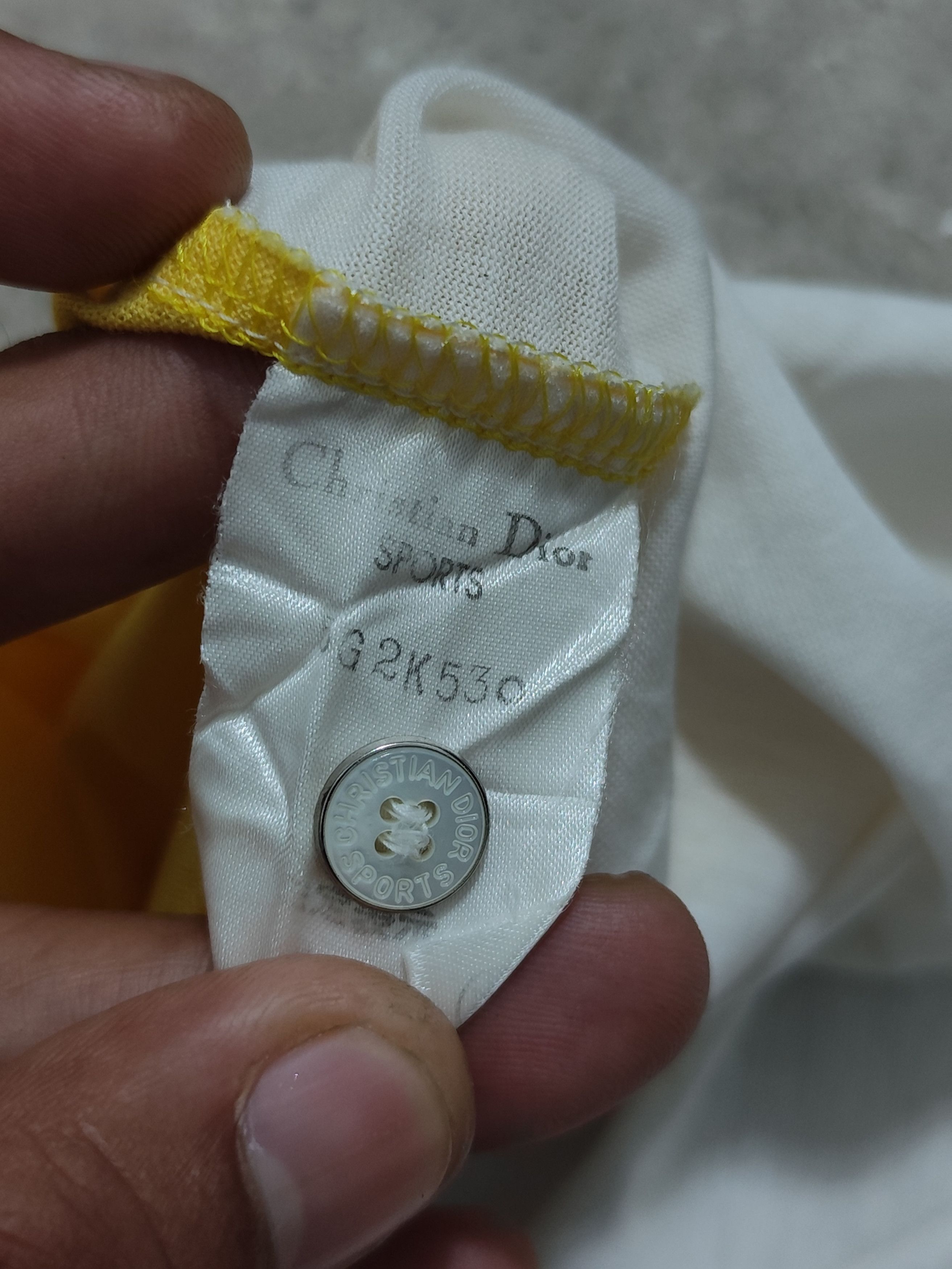Christian Dior Monsieur VINTAGE CHRISTIAN DIOR SPORTS POLO BIG LOGO EMBROID Size L / US 10 / IT 46 - 12 Thumbnail