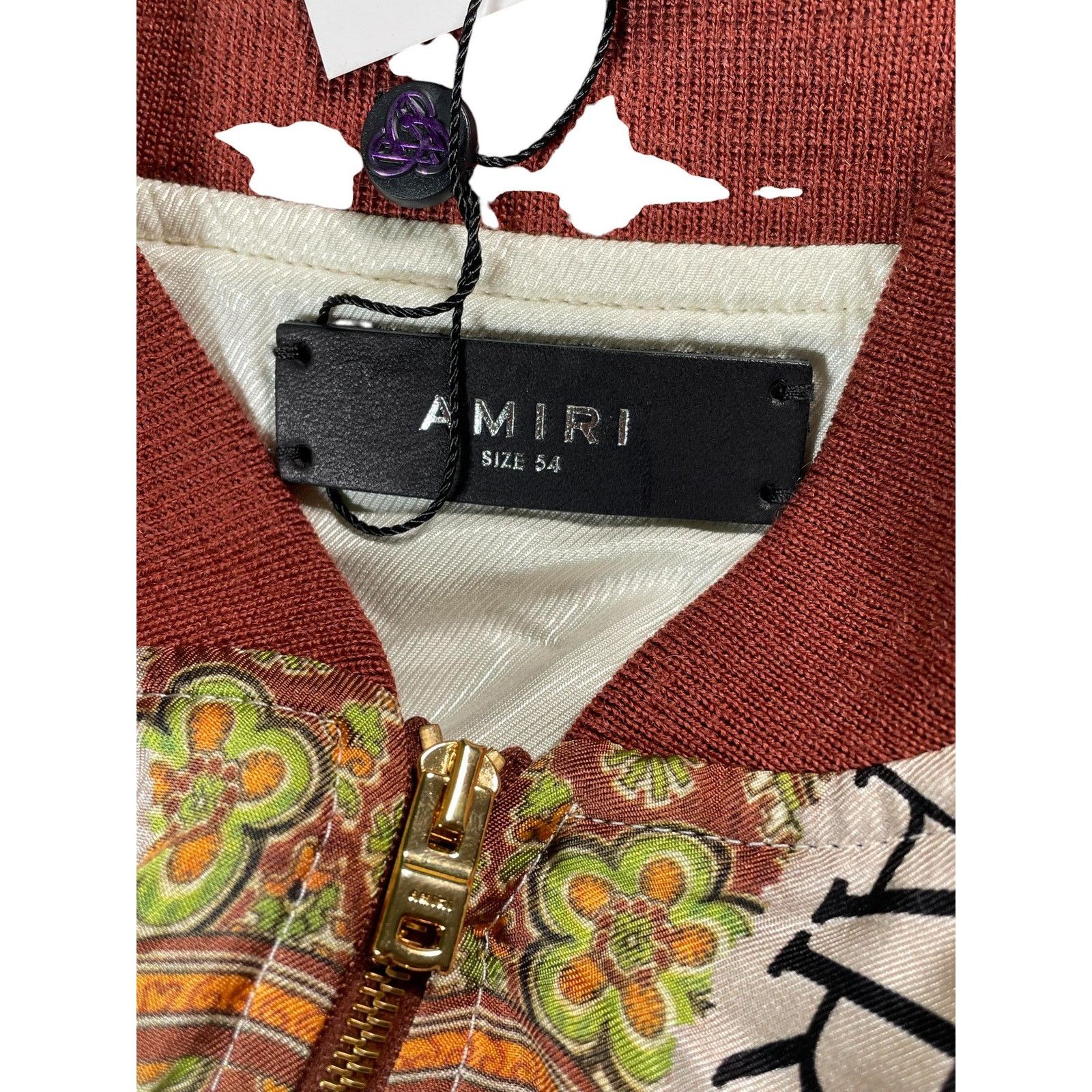Amiri Amiri Rum Label Silk Jacket Size US L / EU 52-54 / 3 - 3 Thumbnail