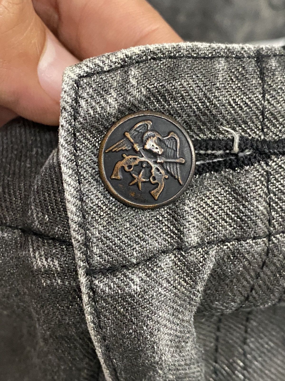 Roar Roar undercover,numbernine,roen waxed drawstring flared pant Size US 30 / EU 46 - 11 Thumbnail