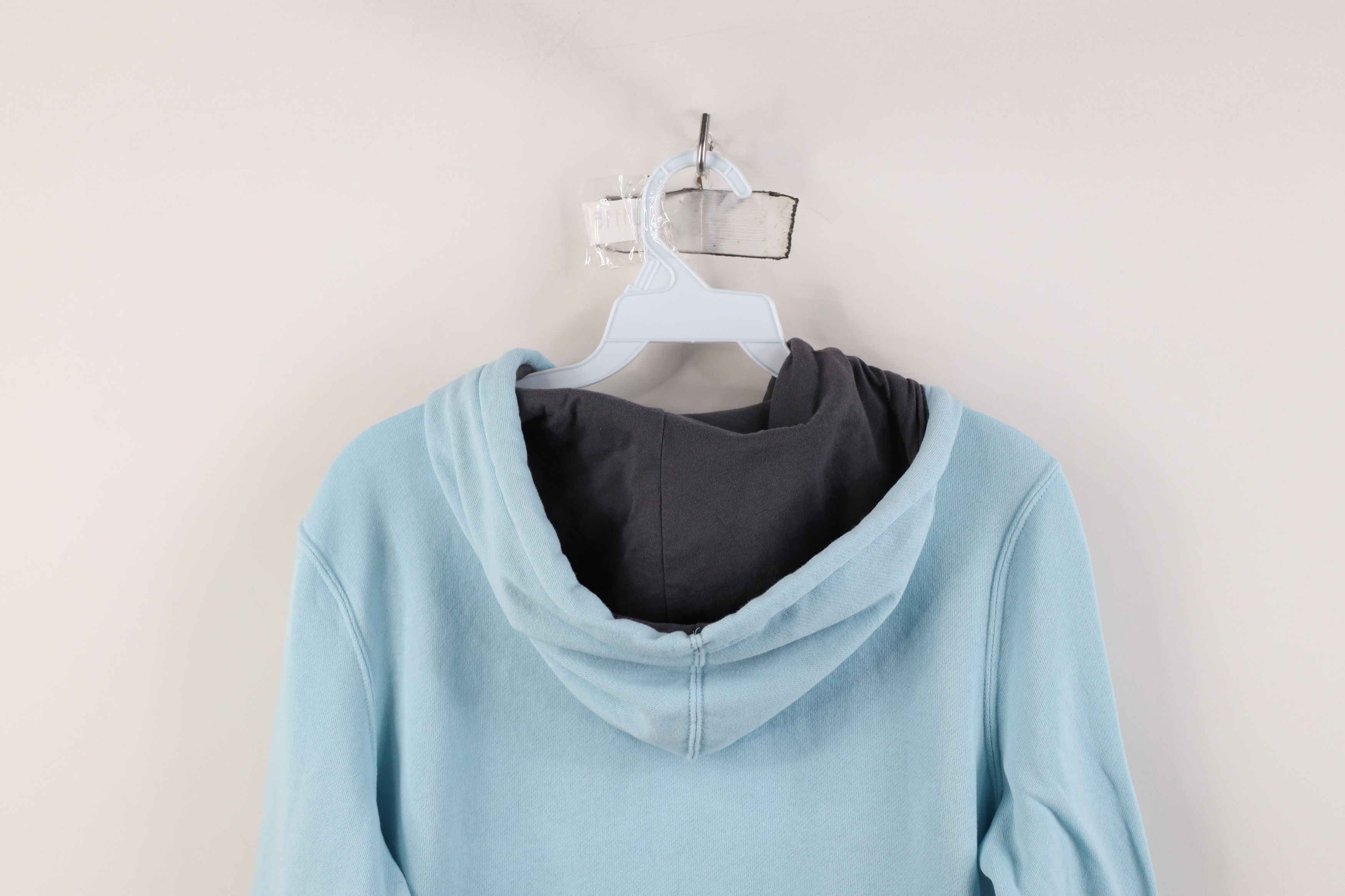 Vintage Klim Racing Spell Out Full Zip Hoodie Sweatshirt Light Blue Size XS / US 0-2 / IT 36-38 - 15 Thumbnail