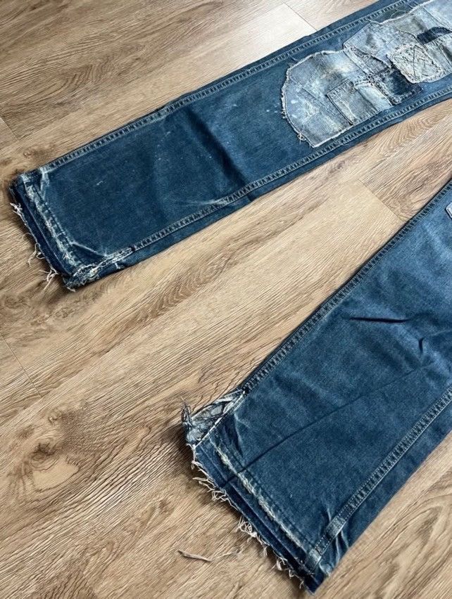 Prps Sashiko Boro Japanese Patchwork Denim Size US 34 / EU 50 - 6 Thumbnail