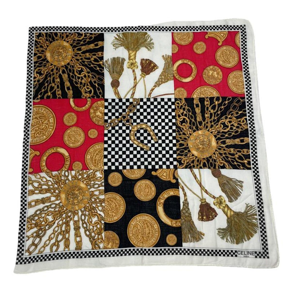 Celine Multicolour Silk Silk Handkerchief Size ONE SIZE - 1 Thumbnail
