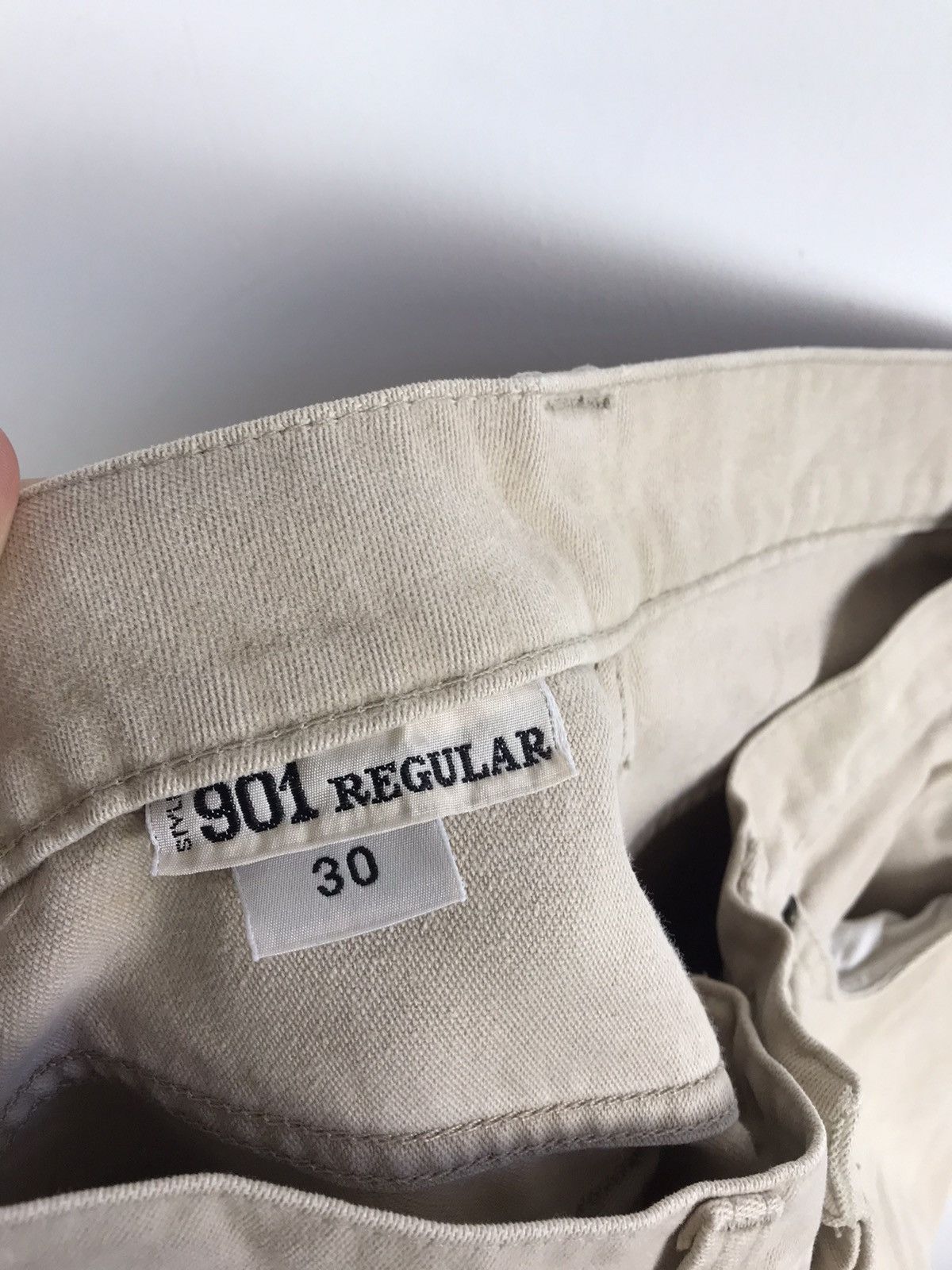 Replay × Vintage Vintage Replay Beige Pants Size US 30 / EU 46 - 5 Thumbnail