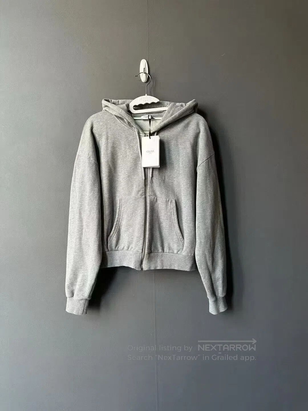 Celine Celine Logo Zip Hoodie. Size S / US 4 / IT 40 - 1 Thumbnail