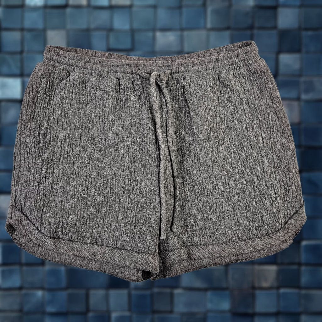 Vintage GRADE & GATHER Women's Jacquard Woven Shorts S NEW Gray Solid 5-Pocket Casual Knit? Size 28" / US 6 / IT 42 - 1 Thumbnail