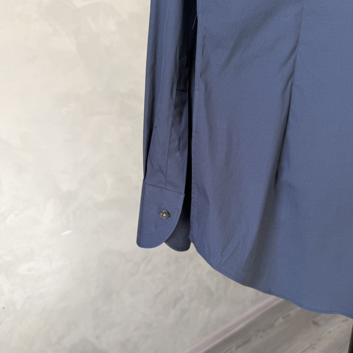 Suitsupply Suitsupply Cotton Stretch Extra Slim Fit Navy Shirt Size US S / EU 44-46 / 1 - 8 Thumbnail
