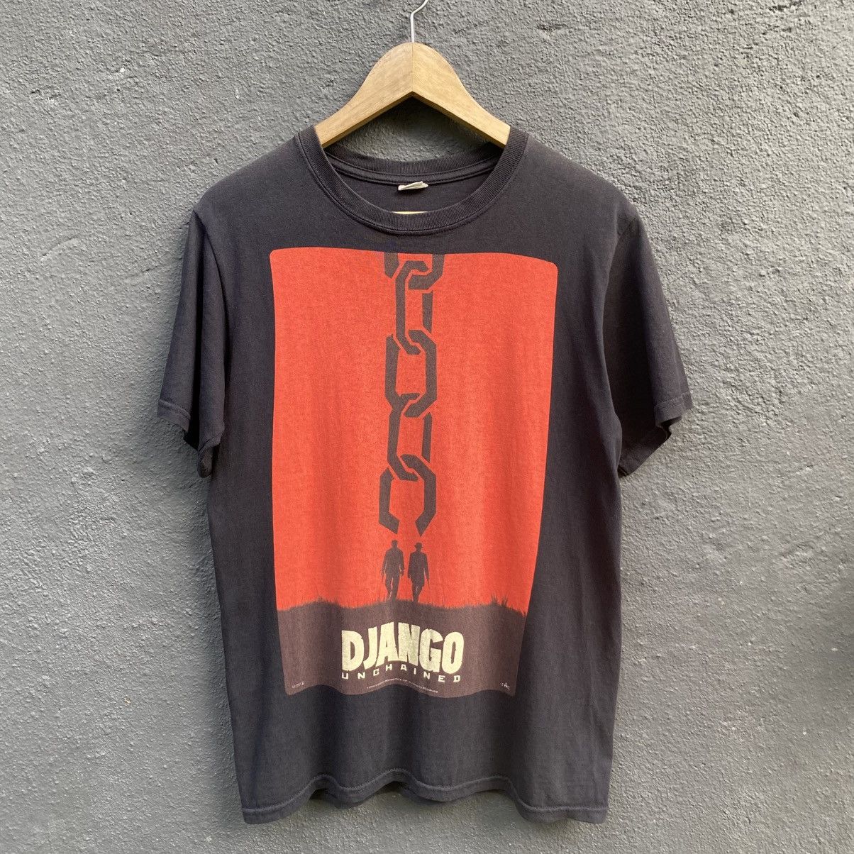 Vintage Thrashed Faded Vintage Django Unchained Movie Tee Size US M / EU 48-50 / 2 - 1 Thumbnail