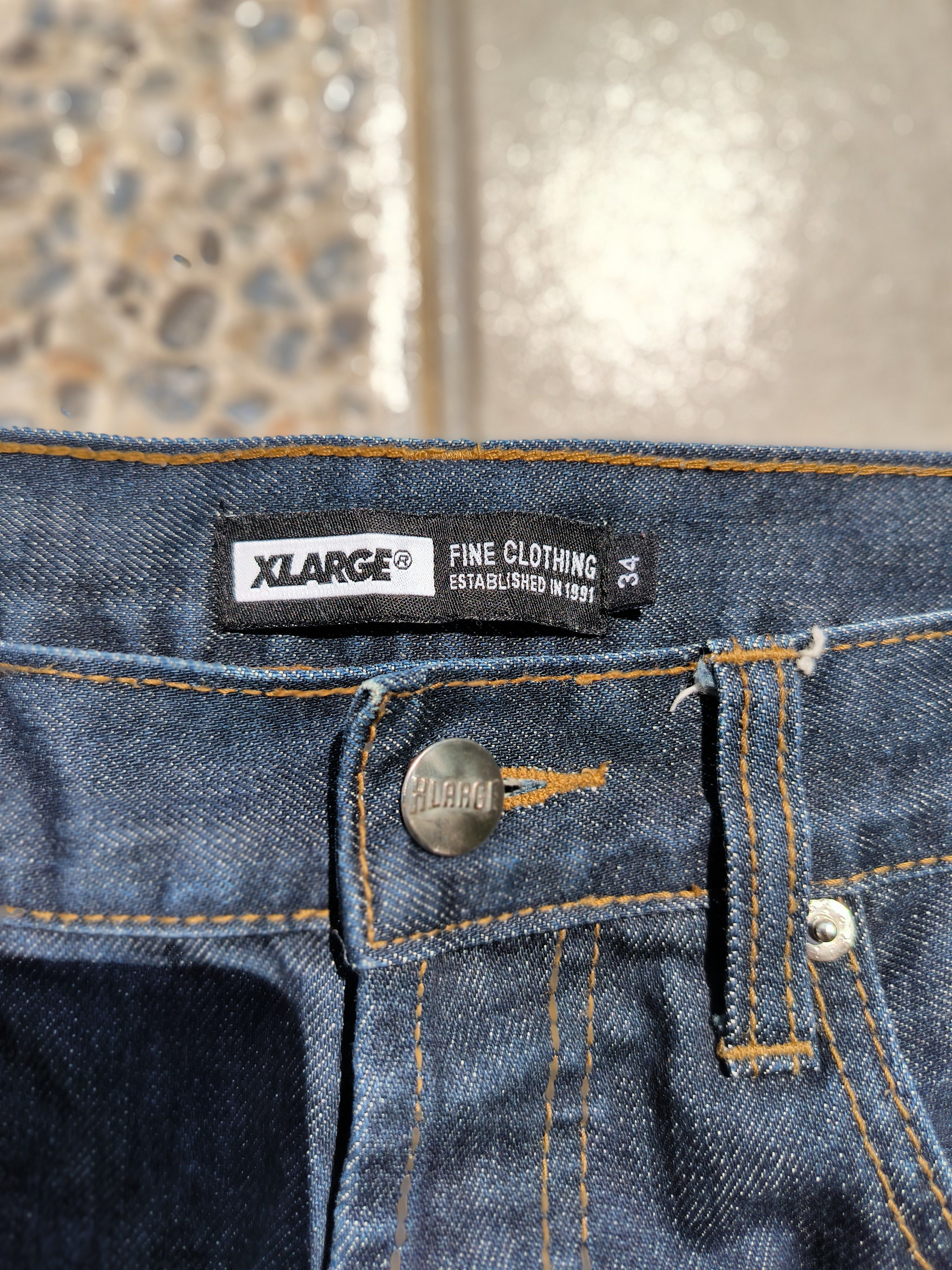 Xlarge XLARGE Selvedge Denim Jeans Iconic Logo Size US 34 / EU 50 - 4 Thumbnail