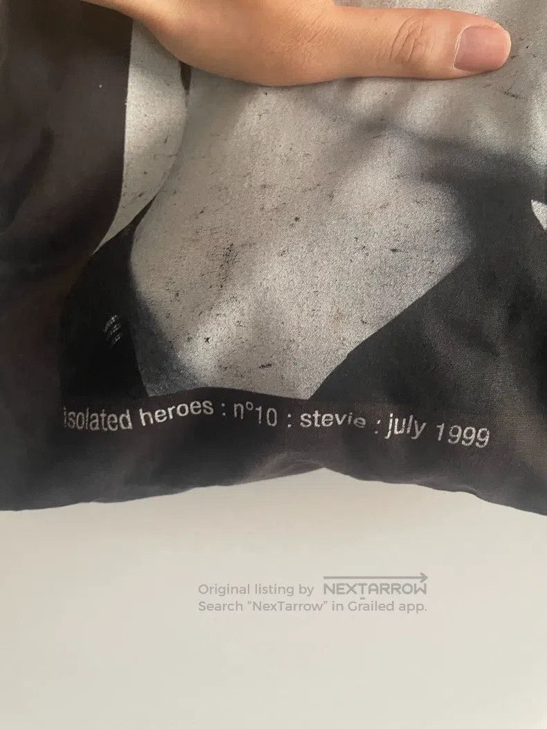 Raf Simons Portrait one-shoulder canvas bag