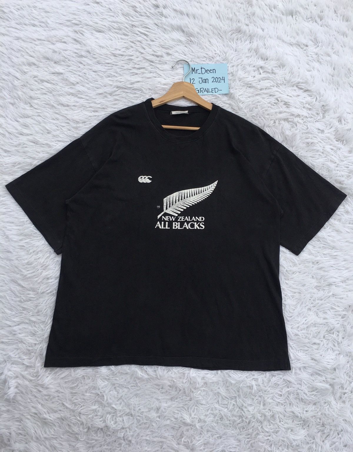 Canterbury of New Zealand Vintage CCC New Zealand All Blacks Tshirt Size US L / EU 52-54 / 3 - 6 Thumbnail