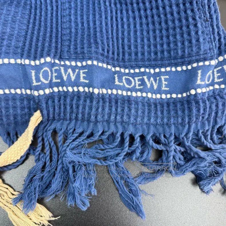 Loewe Loewe Blue letter fringed zip-up hooded sweatshirt Size US S / EU 44-46 / 1 - 7 Thumbnail