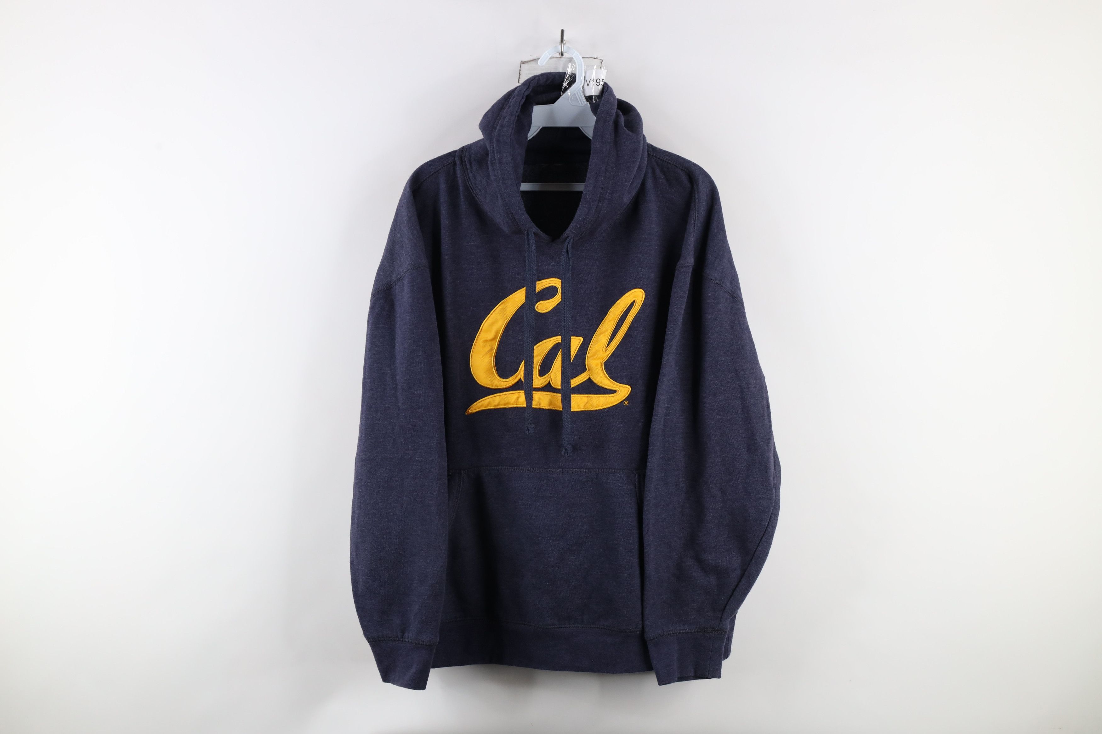 Vintage Vintage 90s University of California Berkeley Hoodie Blue Size US XL / EU 56 / 4 - 1 Thumbnail