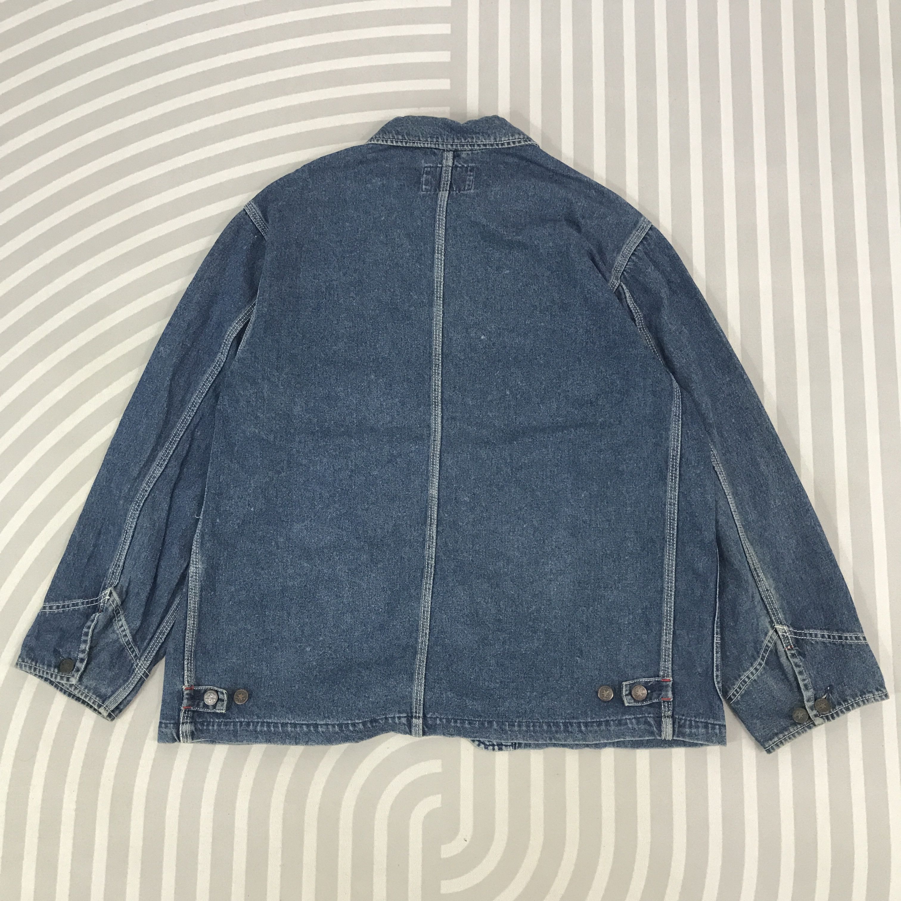 Converse × Vintage Vintage Converse Denim Chore Jacket Size US M / EU 48-50 / 2 - 3 Thumbnail