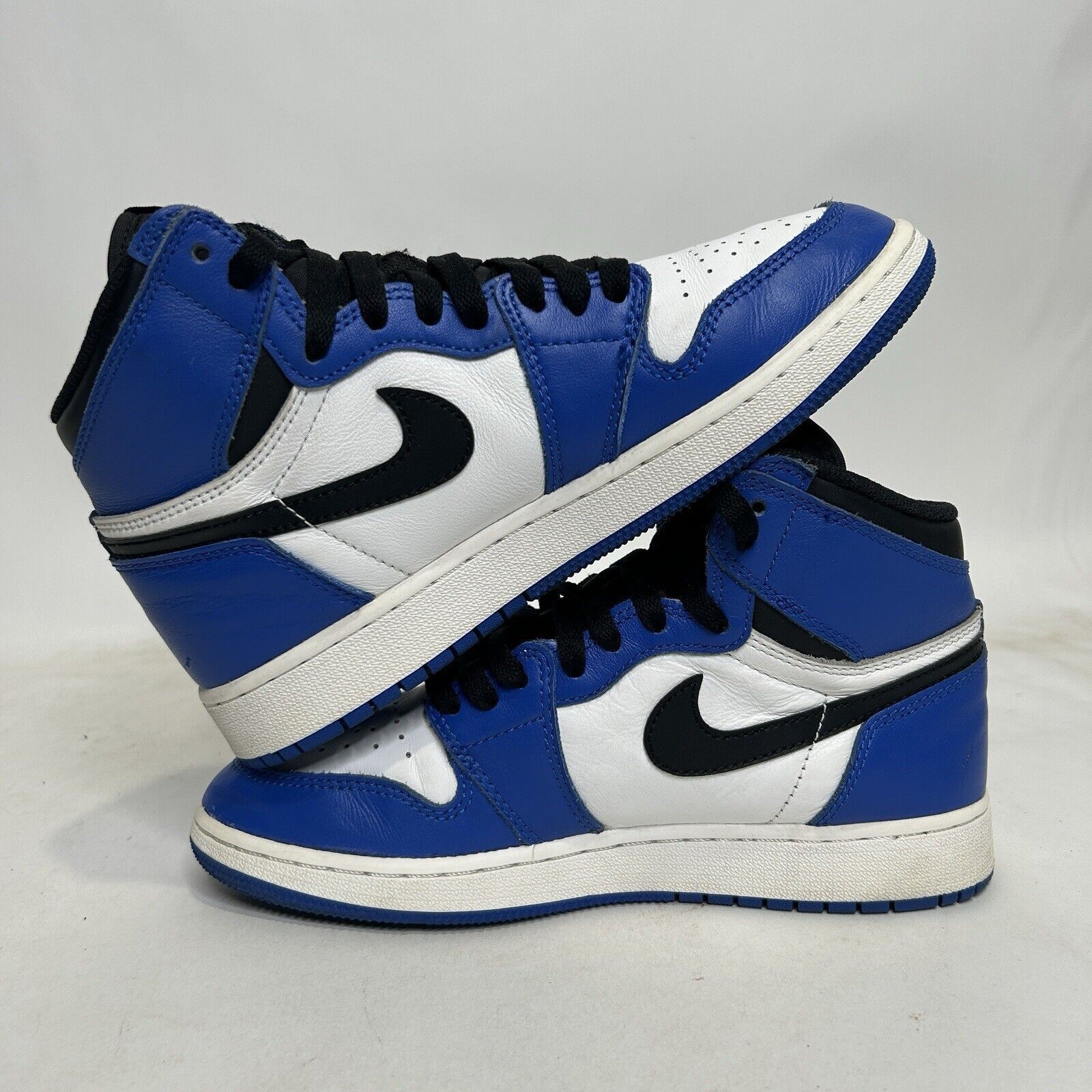 Nike Nike Air Jordan 1 Retro High OG BG “Game Royal” 2024 Size US 7 / IT 37 - 3 Thumbnail