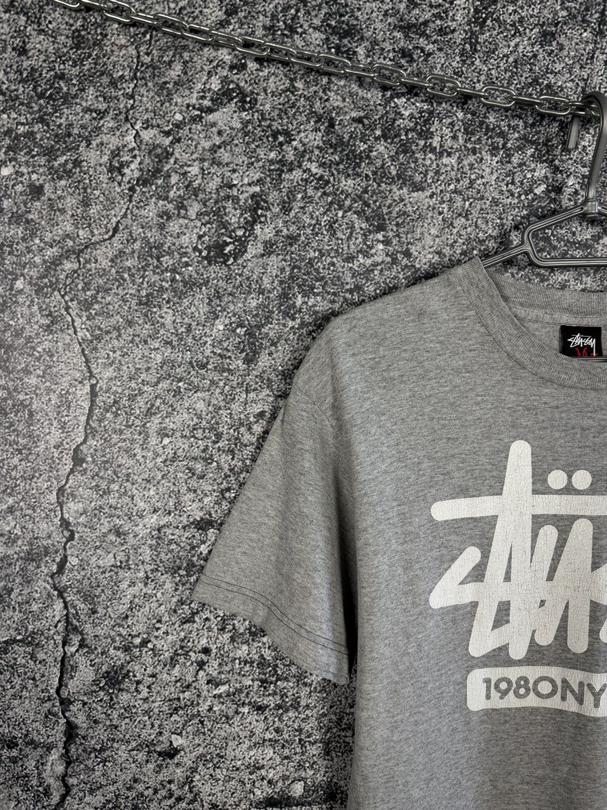 Stussy Vintage Stussy Classic Logo 1980 NYLTLA Graphic Tee Size M Size US M / EU 48-50 / 2 - 3 Thumbnail
