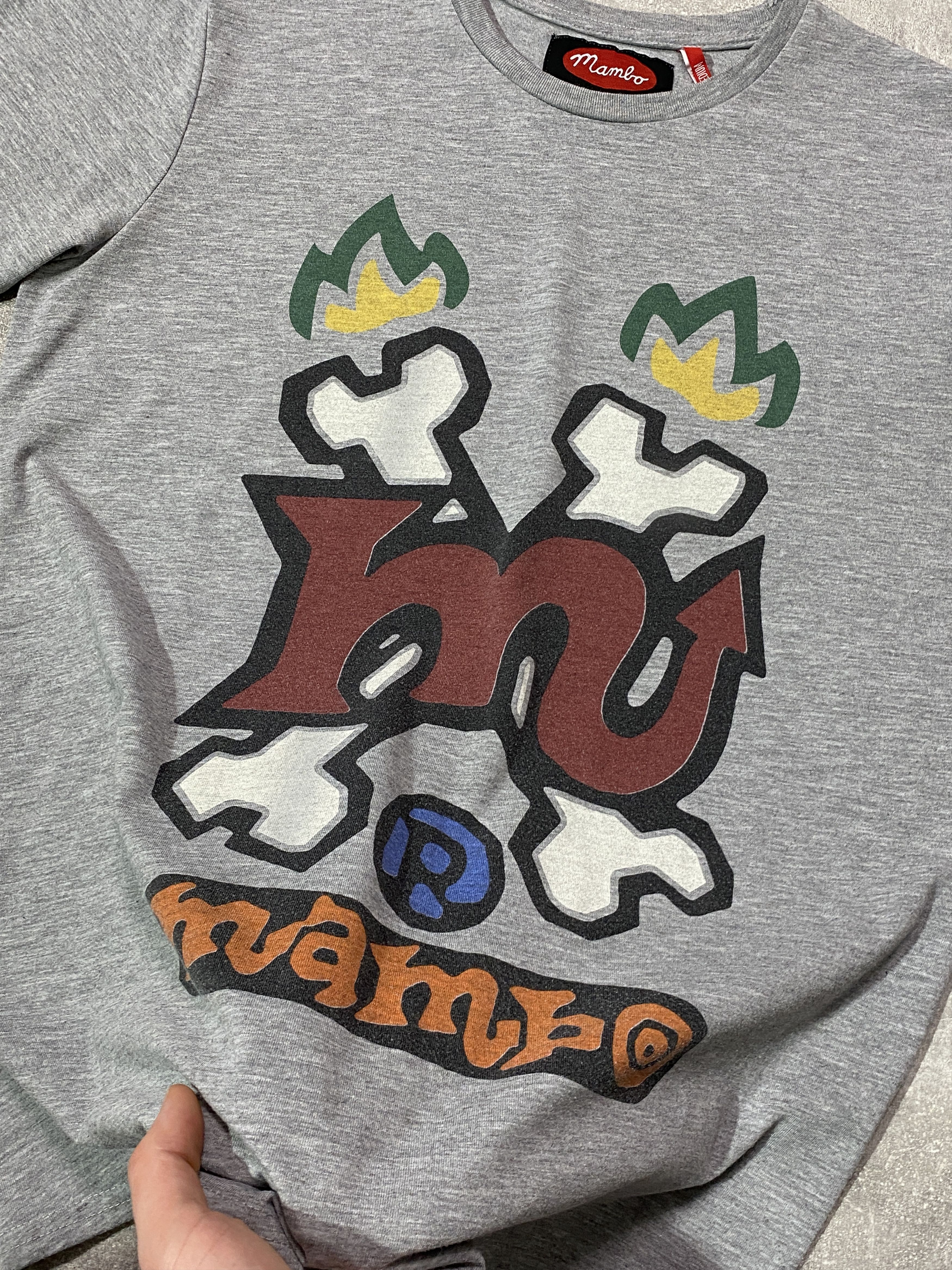 Mambo Vintage Y2K MAMbO Bones T-shirt Size US M / EU 48-50 / 2 - 2 Thumbnail