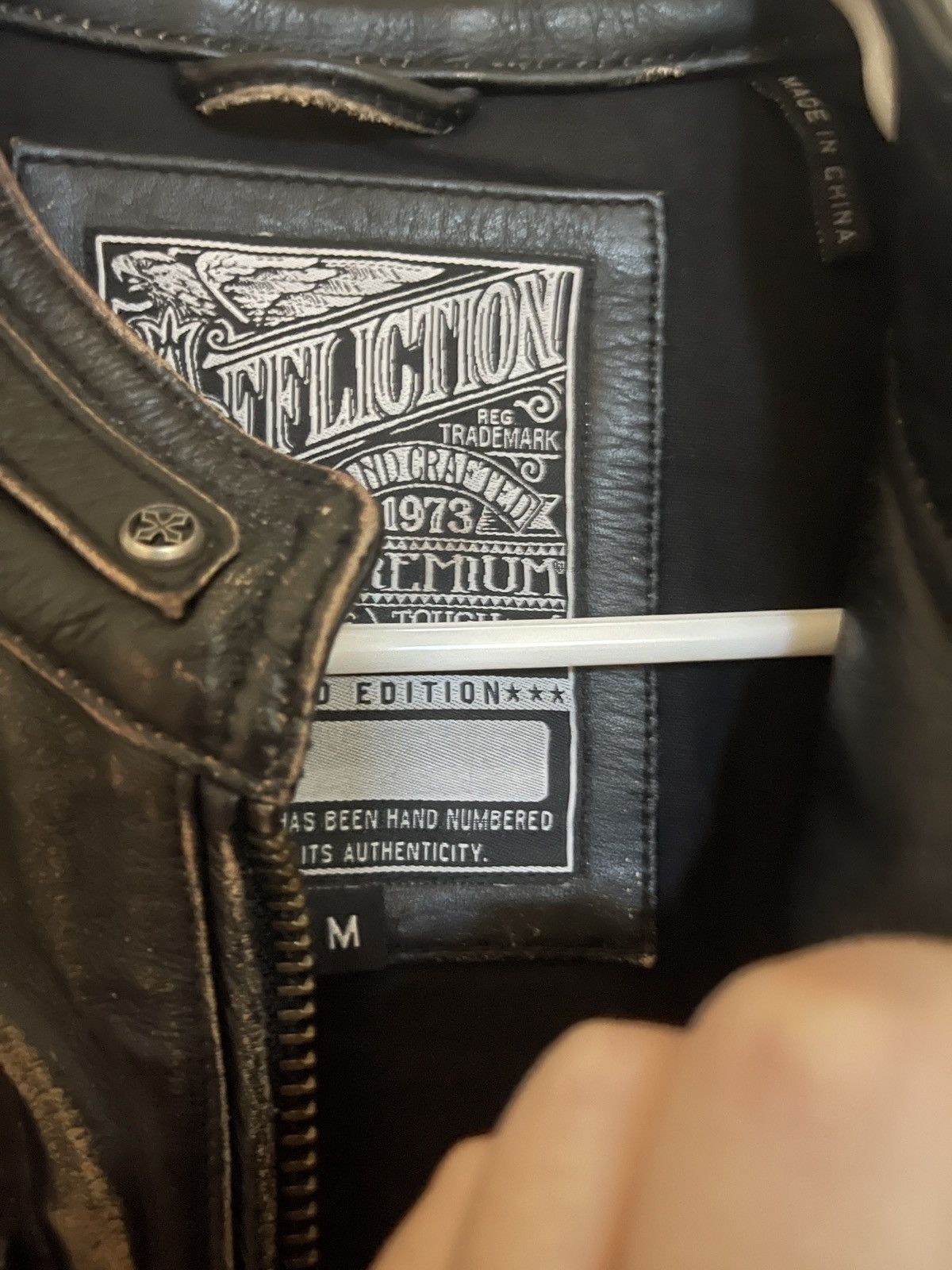 Affliction Men’s Affliction Leather Jacket Size US M / EU 48-50 / 2 - 3 Thumbnail